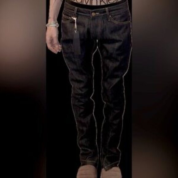 Stylish men's new, unworn (NWT) raw denim jeans from Fear of God, featuring a 30 - Picture 9 of 13